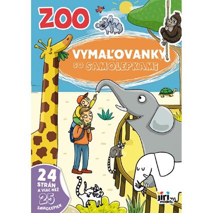 Obrázok z Maľovanky A4 so samolepkami Zoo