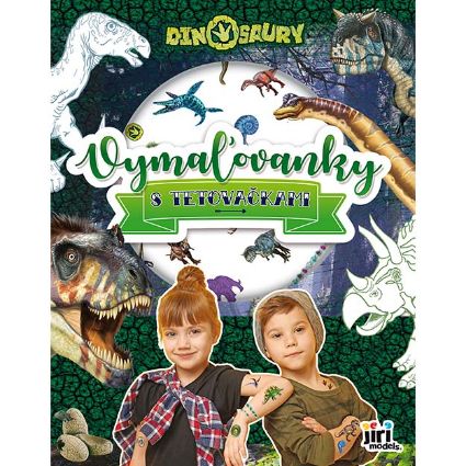 Obrázok z Maľovanky s tetovaním Dinosaury