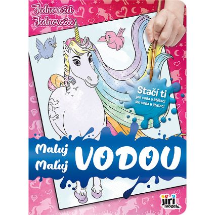 Obrázok z Maľuj vodou Jednorožce