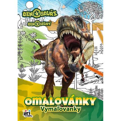 Obrázok z Maľovanky A4 Dinosaury