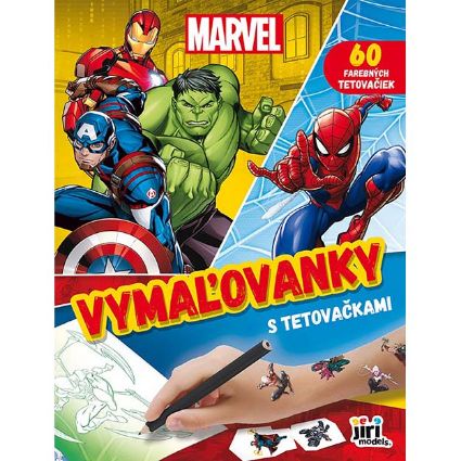 Obrázok z Maľovanky s tetovaním Marvel