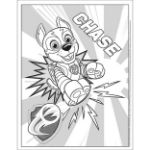 Obrázok z 100 samolepiek s maľovankovými listami Labková patrola