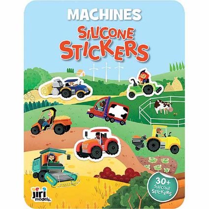 Obrázok z Hra so silikónovými samolepkami Traktory