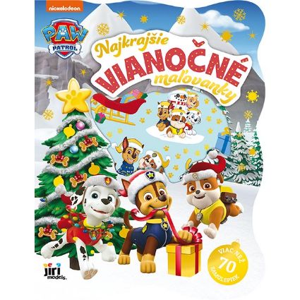Obrázok z Najkrajšie vianočné maľovanky so samolepkami Labková patrola