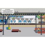 Obrázok z Samolepková knižka Vlaky