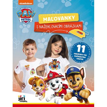 Obrázok z Maľovanky s nažehľovacími obrázkami Labková patrola