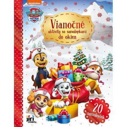 Obrázok z Vianočné aktivity so samolepkami do okien Labková patrola