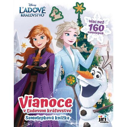 Obrázok z Samolepková knižka Vianoce v Ľadovom kráľovstve