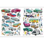 Obrázok z Metalická samolepková knižka Doprava