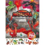 Obrázok z Metalická samolepková knižka Draky