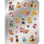 Obrázok z 100 samolepiek s maľovankami Labková patrola