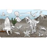 Obrázok z Maľuj vodou zas a znovu Dinosaury