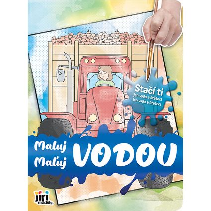 Obrázok z Maľuj vodou Traktory